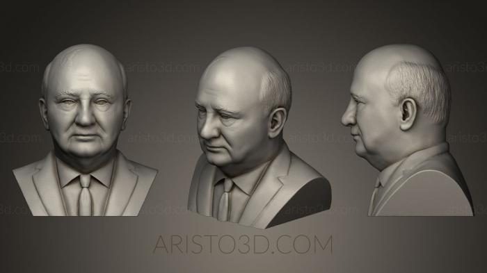 Busts and bas-reliefs of famous people (BUSTC_0431) 3D model for CNC machine